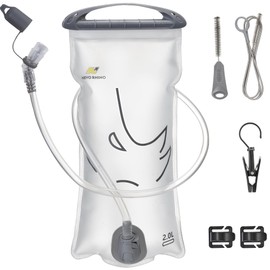 N NEVO RHINO Hydration Bladder 2L,Water Reservoir for Hiking Backpack Leak Proof Water Storage Bladder,BPA-Free Water Pouch Hydration Pack for Camping Cycling Running