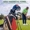 PATIKIL 20"x16" Microfiber Golf Towel, 3 Pack Tri-Fold Golf Towels