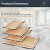 NobleRealm® 𝗕𝗲𝘁𝘁𝗲𝗿 𝗦𝗶𝘇𝗲 Bunkie Board | Twin Bed Board Under
