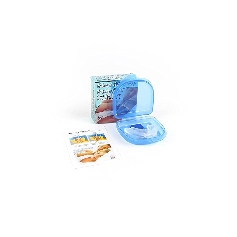 Guarda dental para dormir para evitar los ronquidos. Protector bucal.