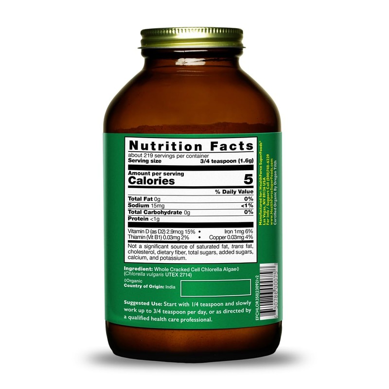 HEALTHFORCE SUPERFOODS Chlorella Manna - Powder - 350 Grams