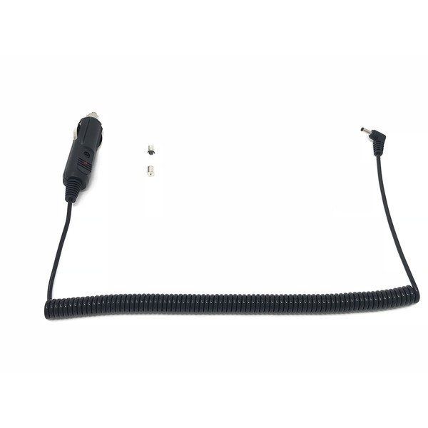 CAR Coiled Power Cord Compatible Replacement for Cobra ESD-737, ESD-767,