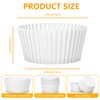 1000 Pcs White Mini Cupcake Liners, Greaseproof Small Muffin Liners