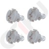 cciyu 6 Pack Warm White T3 Neo Wedge Halogen Bulb