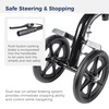 Drive Medical Steerable Folding Knee Scooter & Leg Scooter, Black