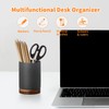 Officepal Pen Holder for Desk, Ceramic Pencil Organizer & Makeup