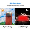 RISOON Solar Strobe Warning Light: Sensitive LED Warning Lamp High