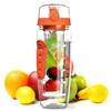 HydroFruition: 32oz Fruit-Infused Hydration Water Bottle Drinkware Stylish Portable Reusable