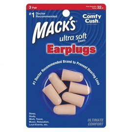 Max Ultra Soft Earplugs, 3 Pairs, Model 923 (No_923) 2ea