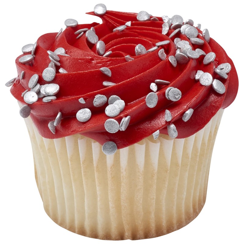 DECOPAC Confetti Silver Quins Sprinkles, 1.21 lb