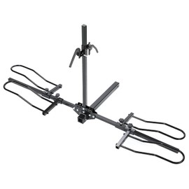 ECOTRIC Hitch Bike Rack, 2-Bike 160 lbs Capacity Ebike Rack, Fat Tire and Electric Bike, 2-inch Receiver Folding Bicycle Car Racks for Standard