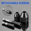 3 Pcs Hexagonal Shank Keyless Drill Chuck Adapter, Drill Chuck