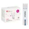 50 Tiras Reactivas Para Medidor De Glucosa Vitalcare 310 Color