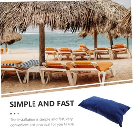 TOVINANNA Office Chair Recliner Cooker Thumb Massage Tool Recliner Head Beach Chair Accessories Car Headrest Collapsable Chair Neck Protective Folding Chaise Lounge Chair Lunch Chair Plastic