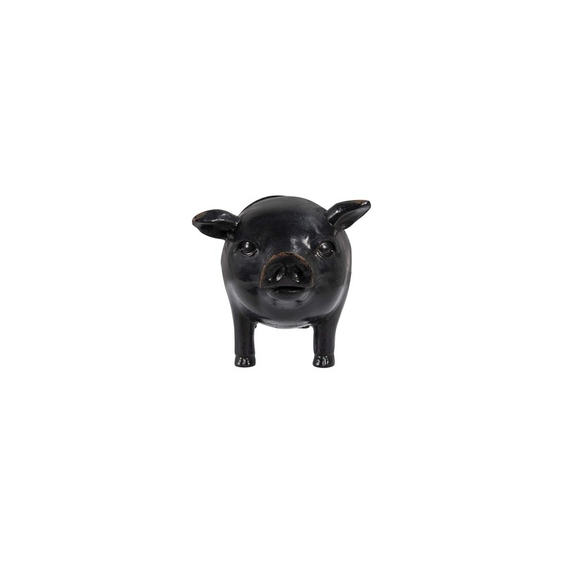 Creative Co-Op Antiqued Bronze Pig Paper Towel Holder