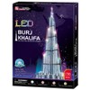 CubicFun 3D Puzzles LED Dubai Burj Khalifa 57.5" H Architecture