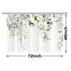 Ruelvth Short Shower Curtain, Waterproof Spring Green Eucalyptus Shower Curtain