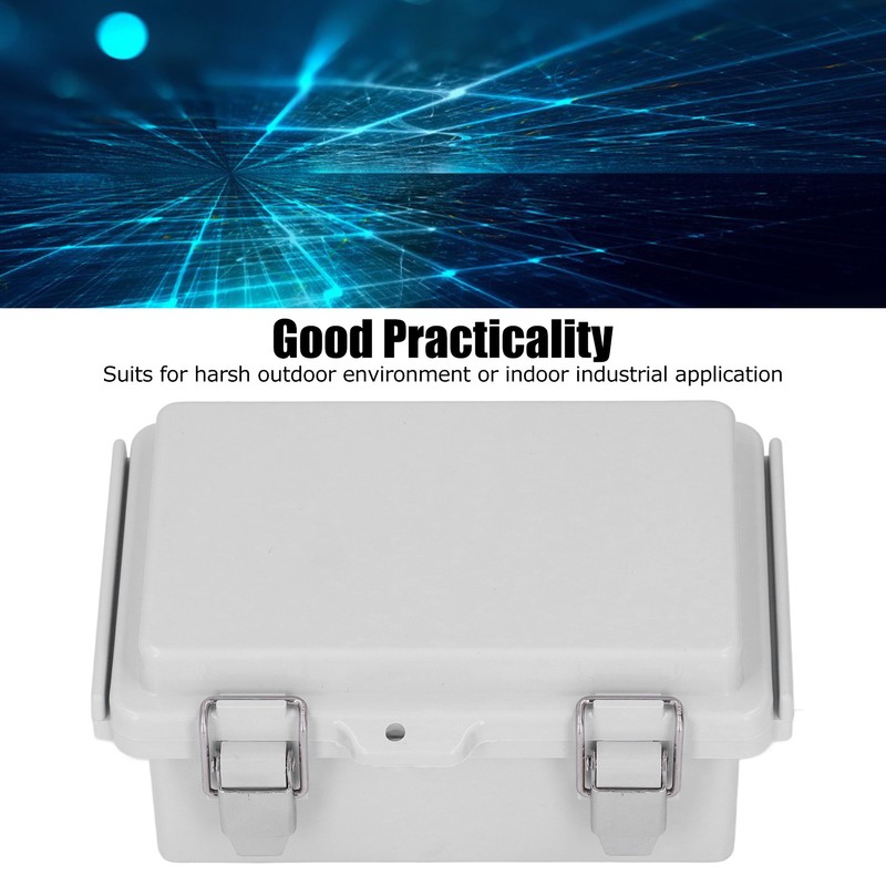 Junction Box ABS Waterproof Power Enclosure Electrical Connection Case for