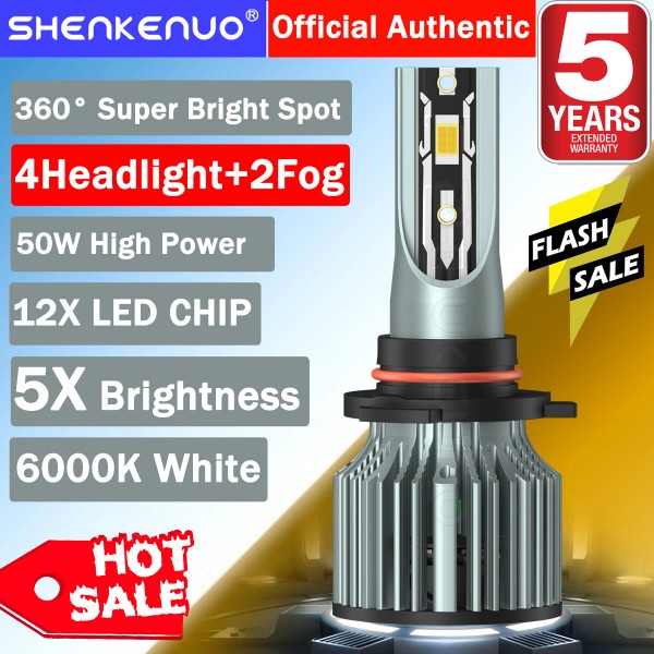 SHENKENUO For Jeep Grand Cherokee 2011 2012 2013 LED Headlights