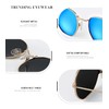 KALIYADI Sunglasses for Women and Men, Polarized Square UV Protection,