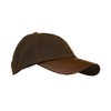 WALKER AND HAWKES - Wax Brunswick Baseball Cap w/Leather Peak
