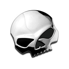 3D Metal Skull Car Sticker & Motorcycle Stickers 7*6.8cm Skull Emblem Sticker Car Trunk Styling Accessories Decals(1 pcs)