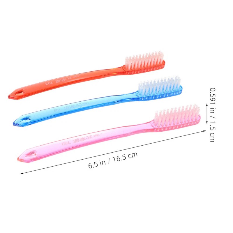  12 Pcs Super Bristle Toothbrush Hard Toothbrushes for Adults