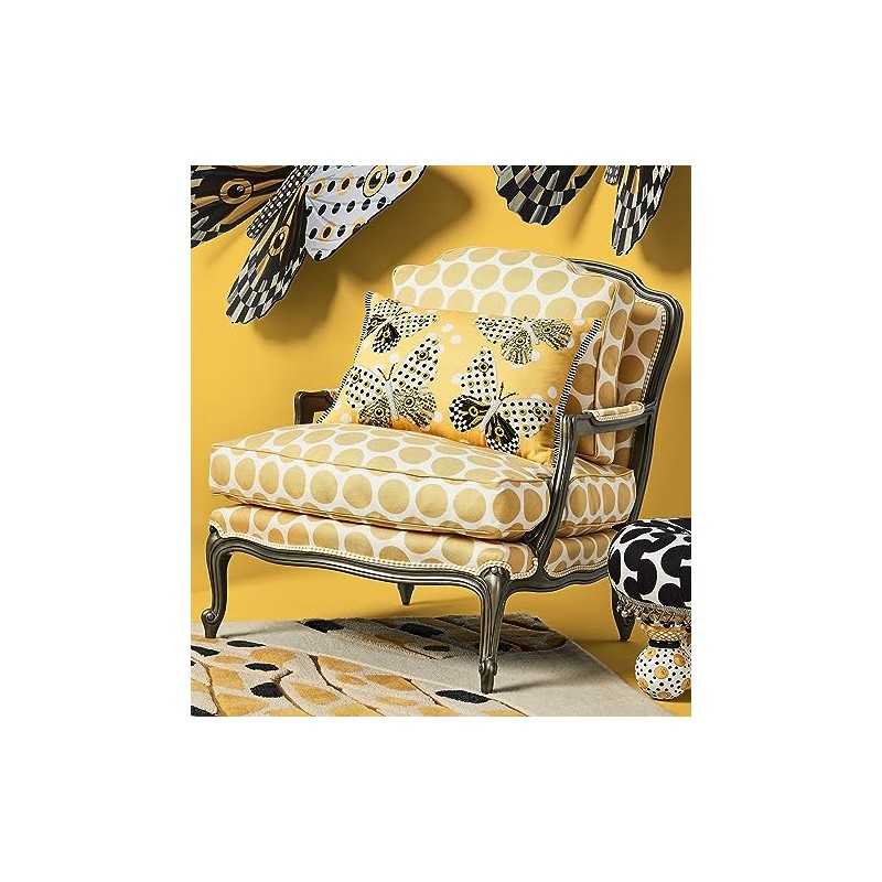 MACKENZIE-CHILDS Spot On Butterfly Lumbar Pillow