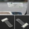 vcsjw vcsjw 4 Stuck Parkscheinhalter Clip,Transparent Auto Parkausweis Halterung Windschutzscheibe