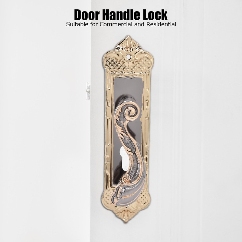 Door Handle Lock Silent Lock Bearing Safety Lever Handle Reversible