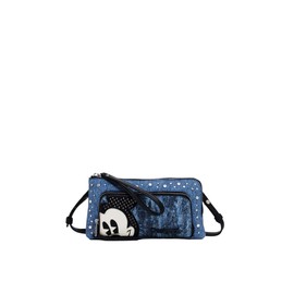 Desigual Women's Accessories PU Others Bi-Fold Wallet, Blue, Blue