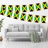 UD_G128 Jamaica 8.2 X 5.5 Inch Bunting Banner Flag 150D
