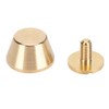 10Pcs Handbag Feet Nailhead Metal Screw-Back Cap Rivets Purse Stud