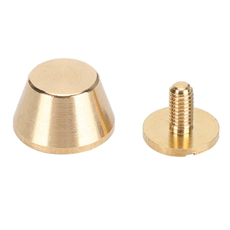 10Pcs Handbag Feet Nailhead Metal Screw-Back Cap Rivets Purse Stud