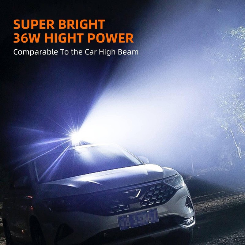 SuperFire Tactical Flashlight - 2300 Lumens Rechargeable LED Flashlight |