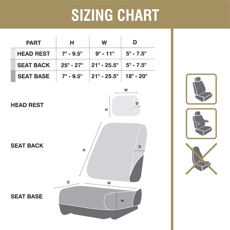 Ducks Unlimited Auto Seat Covers, Easy to Install Front and