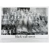 Black Wall Street Poster Black & White Art Print African
