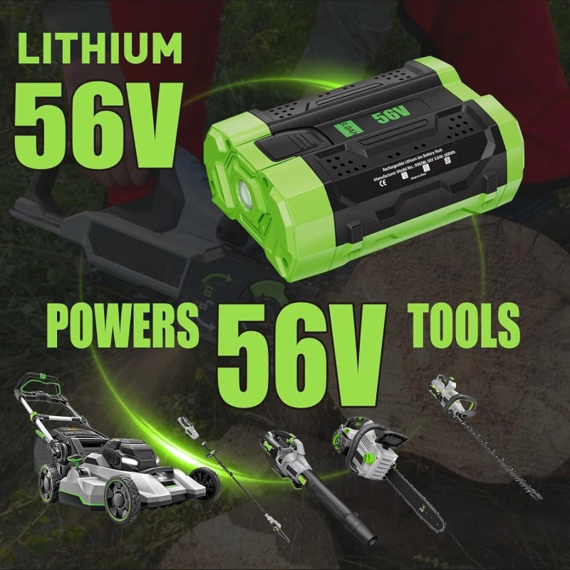 56V 3.0Ah Lithium Battery For EGO 56V Tool Lawn Mower