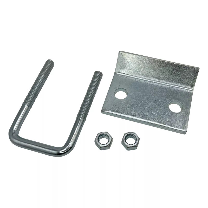 Brickyard Strut to Beam Clamp with Square U-Bolt and Nuts,