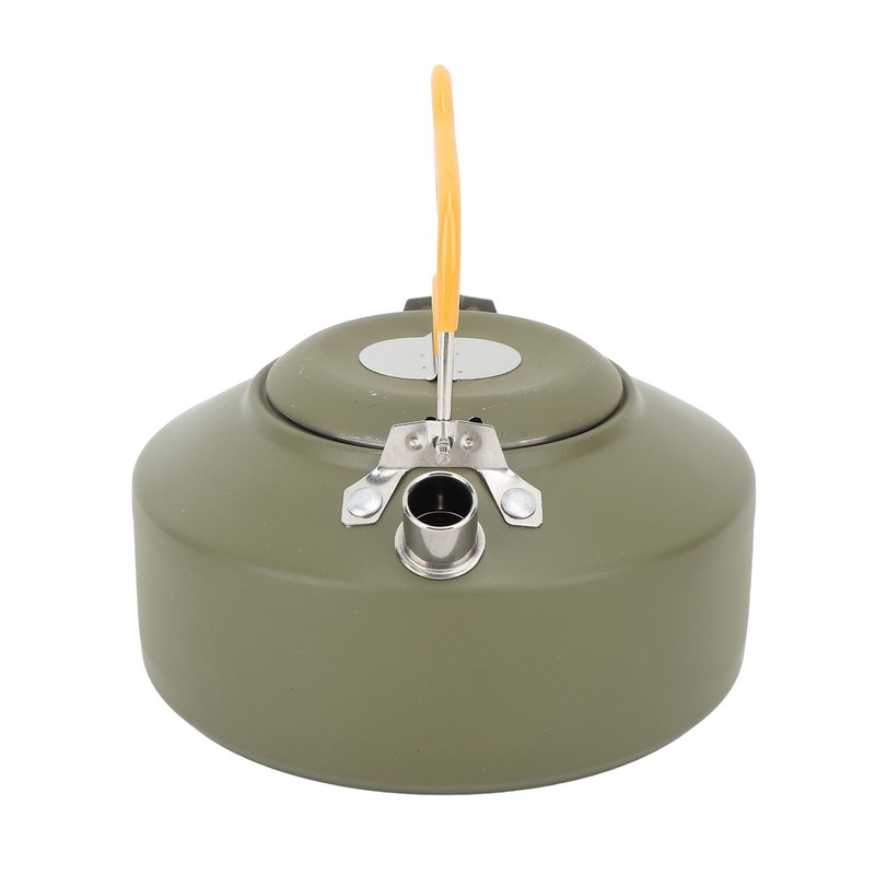 1L Outdoors Kettle Heat Resisting Stainless Steel Teapot Portable Camping