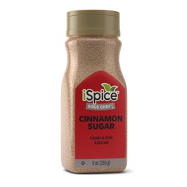 iSpice PREMIUM CINNAMON SUGAR SPRINKLE| Pure and Fresh |Essential Kitchen Spice|9 oz (256g)
