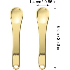 Beaupretty Cucharas Cosméticas Para Crema De Ojos 5 Piezas Mini Cucharillas Para Skincare Facial Portátiles Para Aplicar Hidratante Y Reducir Arrugas