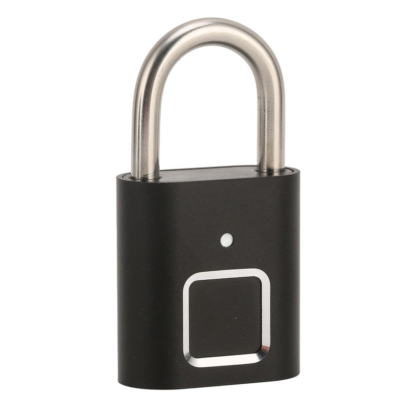 Smart Keyless Fingerprint Padlock Waterproof Biometric Prevent Theft Rechargeable USB