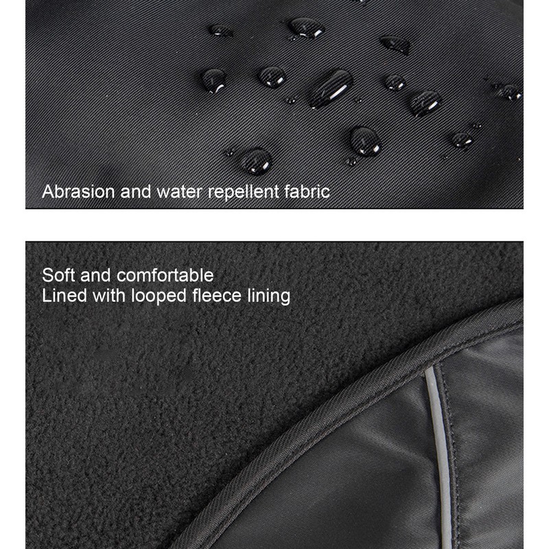 Dog Rain Jacket Lightweight Adjustable Waterproof Pet Poncho with Reflective