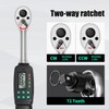 XLIT 3/8” Digital Torque Wrench, ±2% Accuracy (2.2-44 ft-lb), Real-Time