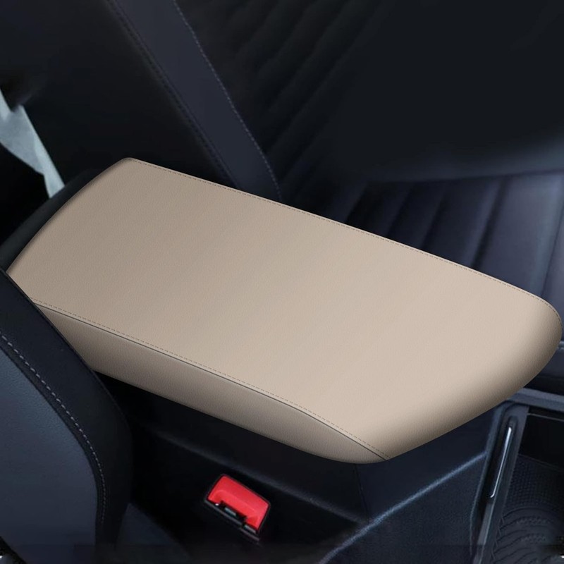 AOMSAZTO Armrest Covers for 2019 - VW Jetta Beige
