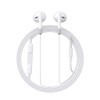 Joyroom JR-EW01 Wired Series Half In-Ear Headphones - White
