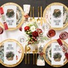 Horaldaily 100 Christmas Disposable Paper Decorative Guest Napkins, Holly Berry