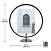 Umbra, Black Infinity Picture Frame, Unique Circular Display for Desk