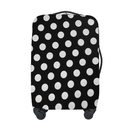 Adorila Travel Luggage Cover Suitcase Protector, Elastic, Washable, Dot, M